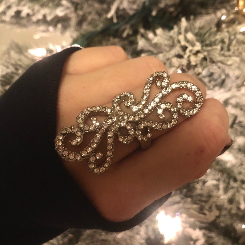 silver swirl ring❤️